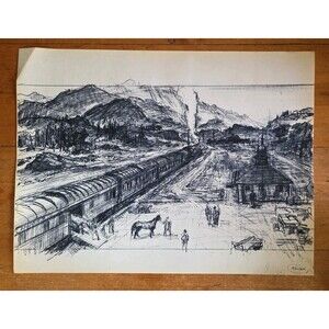 Mentor Huebner Francis Ford Coppola's Dracula's Train Station Conceptual Art